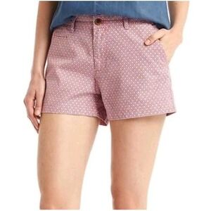 Gap Pink Tile Women's Summer Chino Shorts Sz 6R‎ casual chic